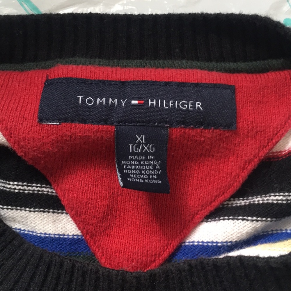 Stripped Tommy Hilfiger Cropped Sweater